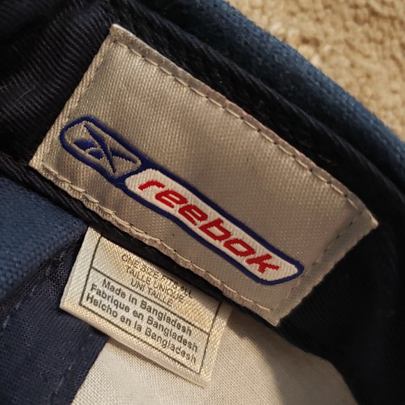 Reebok Denver Broncos Football Cap Hat Men's OS Navy Blue Embroidered Retro 90s - Picture 10 of 11